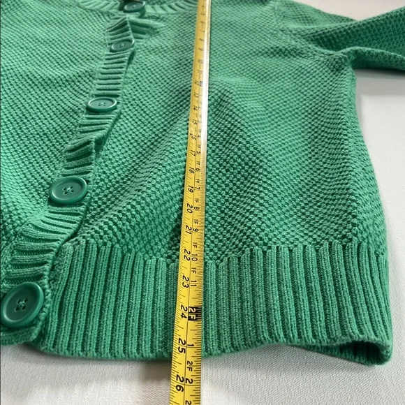 L.L. Bean Women’s Vintage Green Button Down Knit Cardigan - L - Picture 7 of 8
